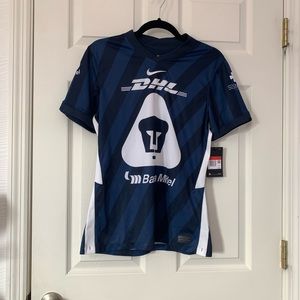 Nike Pumas UNAM 2020-2021 Away Blue Soccer Jersey CD4408-451 Women’s Size Large
